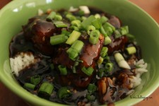 Chicken Teriyaki Meatballs | Recipe on www.bxtchesbeblogging.com