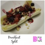 Breakfast Banana Split | Recipe on www.bxtchesbeblogging.com