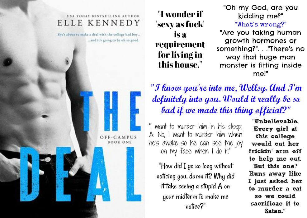 The Deal (Off-Campus Series, Book #1) by Elle Kennedy | Review on www.bxtchesbeblogging.com