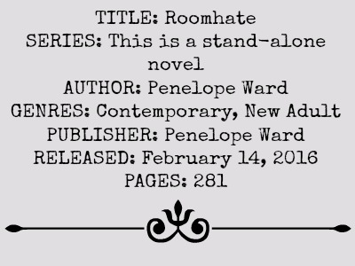 Roomhate by Penelope Ward | Review on www.bxtchesbeblogging.com