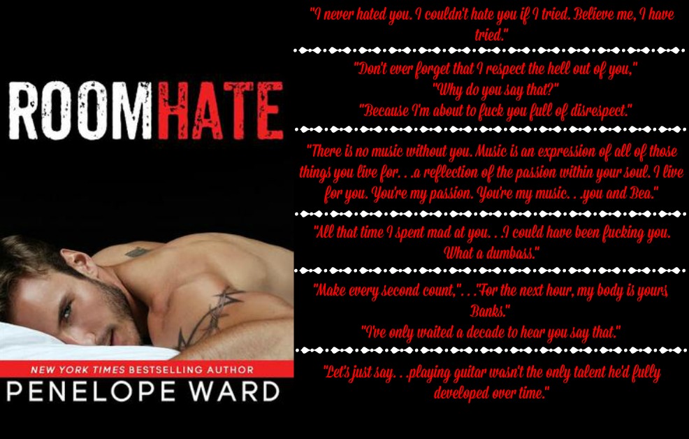 Roomhate by Penelope Ward | Review on www.bxtchesbeblogging.com