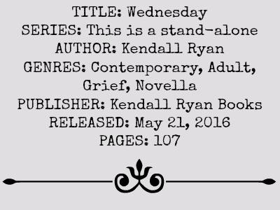 Wednesday by Kendall Ryan | Review on www.bxtchesbeblogging.com