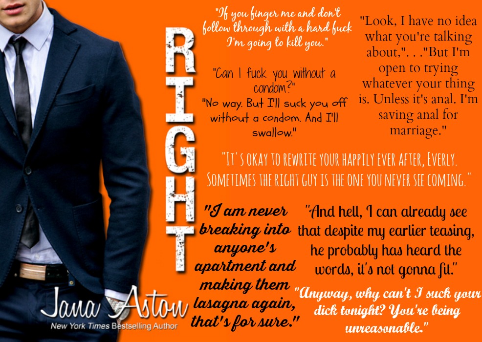 Right (Wrong Series, Book #2) by Jana Aston | Review on www.bxtchesbeblogging.com