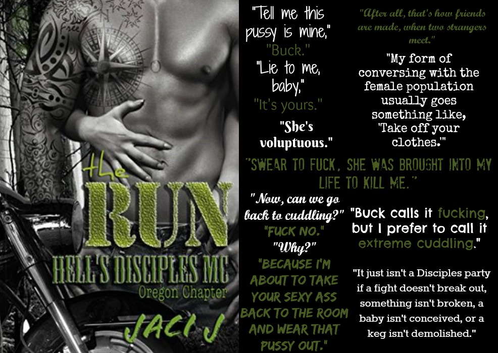 The Run (Hell's Disciples MC Series, Book #4) by Jaci J | Review on www.bxtchesbeblogging.com