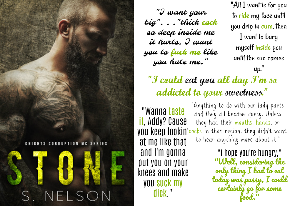 Stone (Knights Corruption MC Series, Book #2) by S. Nelson | review on www.bxtchesbeblogging.com