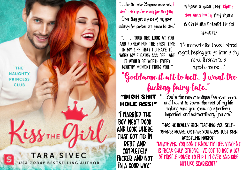 Kiss The Girl (Naughty Princess Club Series, Book #3) by Tara Sivec | Review on www.bxtchesbeblogging.com