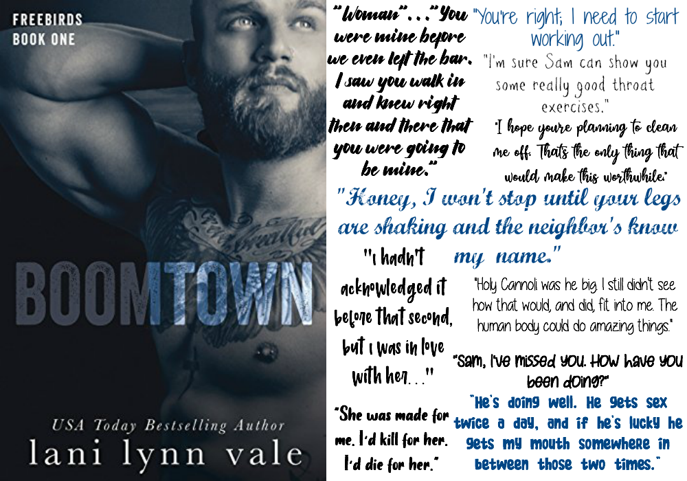 Boomtown (Freebirds Series, Book #1) by Lani Lynn Vale | Review on www.bxtchesbeblogging.com