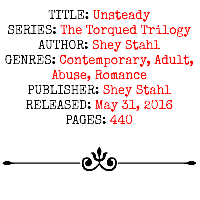 Unsteady (Torqued Series, Book #1) by Shey Stahl | Review on www.bxtchesbeblogging.com