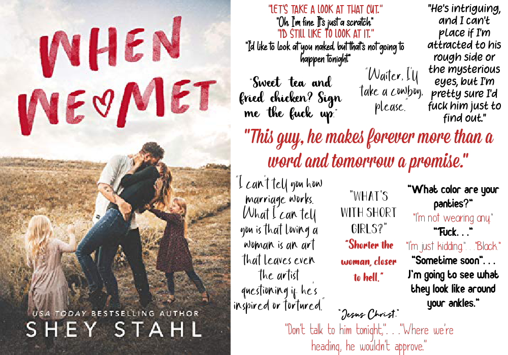 When We Met by Shey Stahl | Review on www.bxtchesbeblogging.com